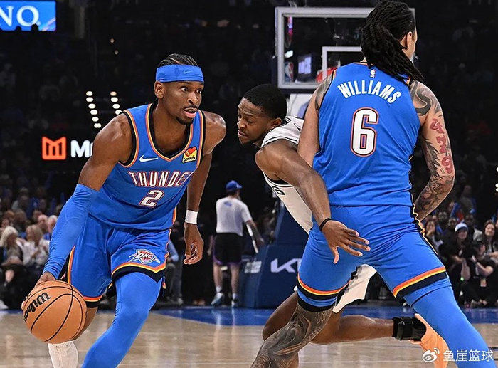 开云在线-雷霆复仇马刺！亚历山大34分13罚，文班17+7虚惊一场，湖人弃将立大功|杰威|卡斯尔|卡鲁索|文班亚马|福克斯_新浪体育_新浪新闻