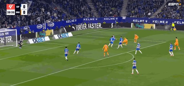 【西甲】皇马客场爆冷0比1不敌西班牙人，吕迪格伤退