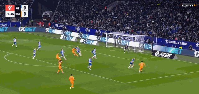 【西甲】皇马客场爆冷0比1不敌西班牙人，吕迪格伤退